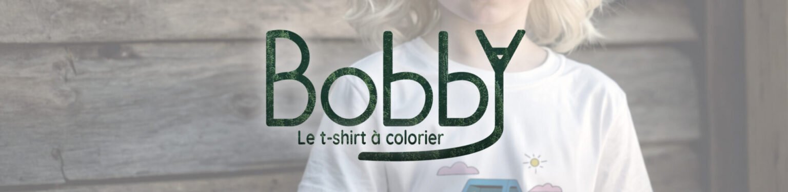 bannière bobby le tshirt à colorier