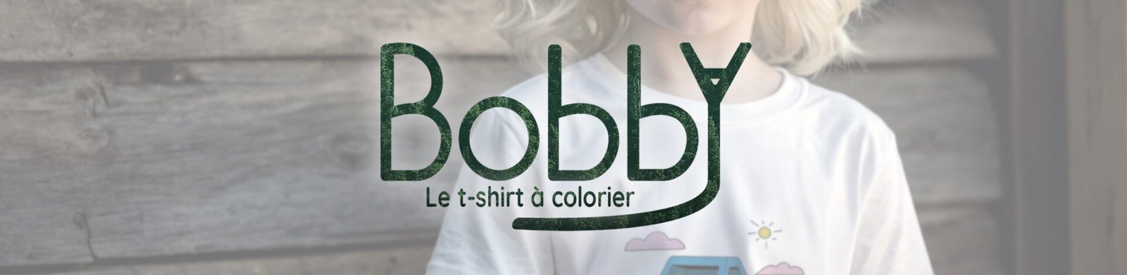 bannière bobby le tshirt à colorier